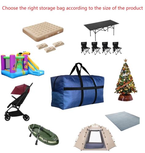 Extra Large Duffle Bag Foldable Weekender Bag for Overnight Camping - Picture 3 of 7