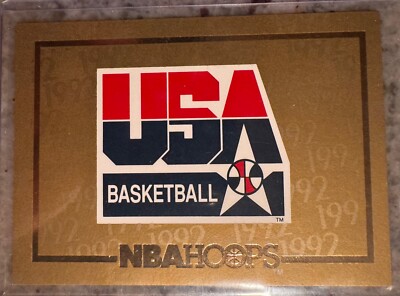 1991 NBA Score  TEAM USA GOLD CARD  Basketbsll extreme rare Olympics