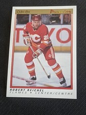 1990-91 O-Pee-Chee Premier ROBERT REICHEL #95 Rookie RC