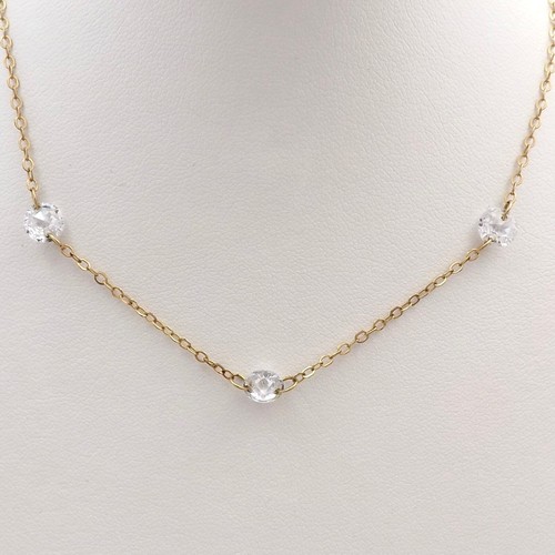 14k Gold JCM Jacmel Mauritius Floating 