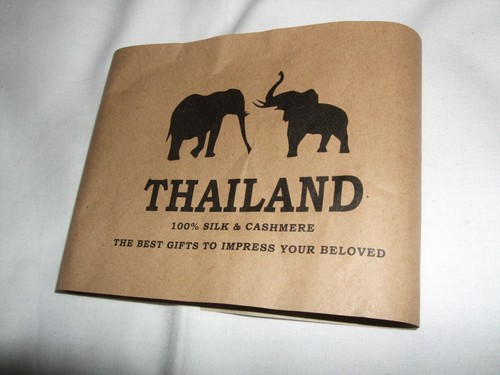New Thai RED Pashmina/shawl/wrap/scarf 100% Silk & Cashmere - 第 3/3 張圖片