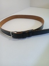 Duty Man Leather Belt 40 Top Grain Off Duty Black Union Made in USA