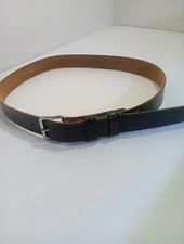 Duty Man  Leather Belt 40 Top Grain Off Duty Black Union Made in USA 