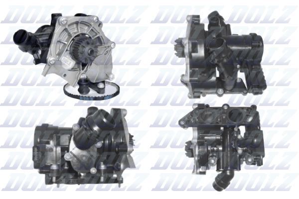 Pompe à eau pour Audi A5 1.8 TFSI et Q5 2.0 TFSI Quattro en aluminium de rechange
