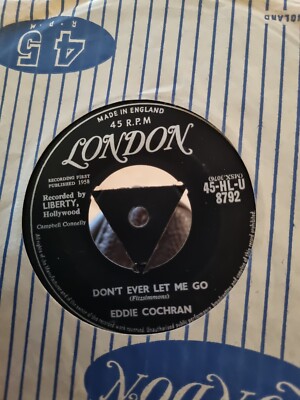 DONT EVER LET ME GO EDDIE COCHRAN 7'' VINYL 