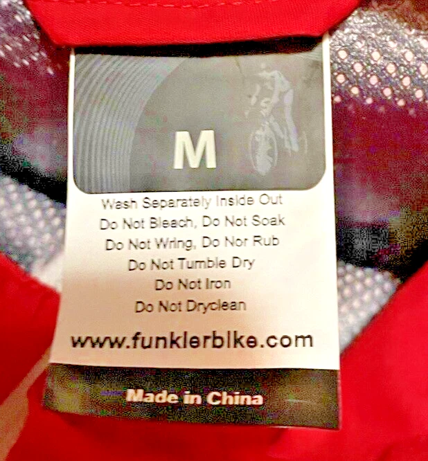 Chaqueta de lluvia impermeable para ciclismo Funkier - roja - talla mediana Foto 4 de 4