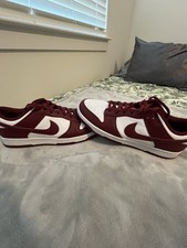 Nike Dunk Low Retro Team Red White Maroon Burgundy Size US 11 NO BOX