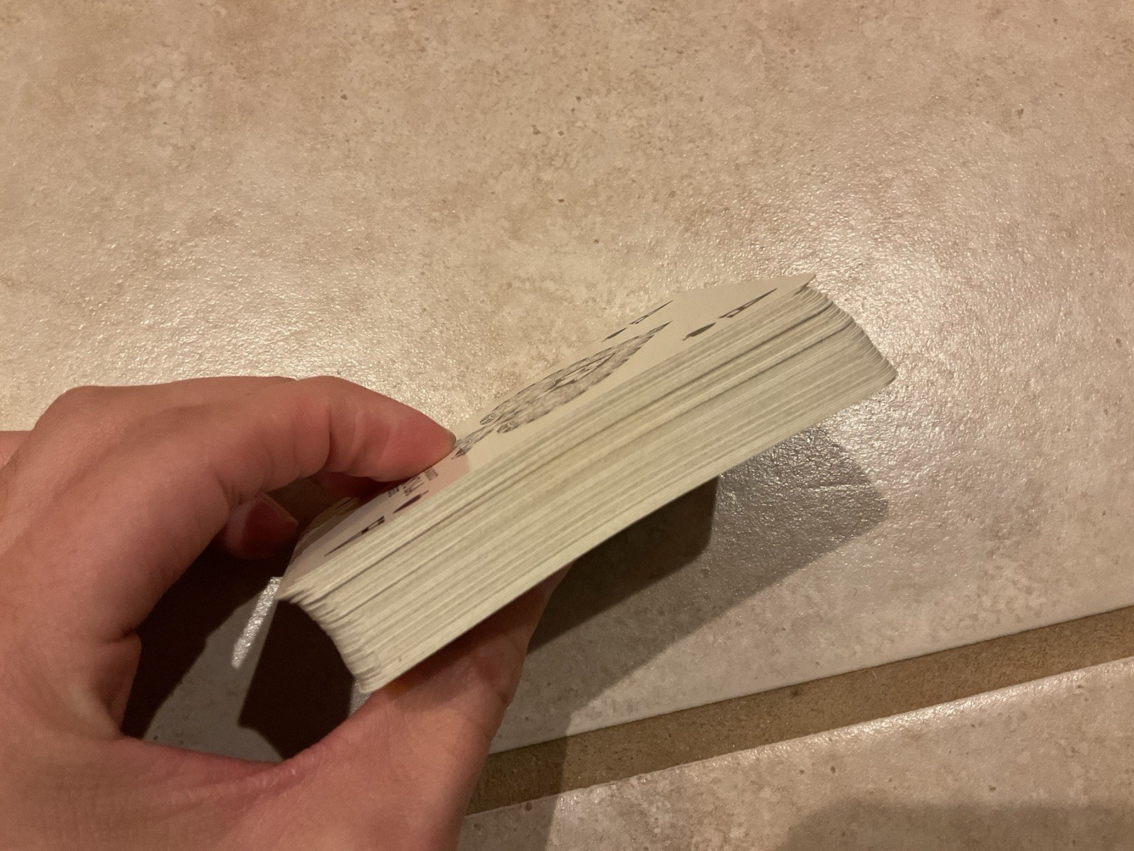 Vintage Modiano Italian Playing Card Deck Poker Black Gold Stripe Plastic Case