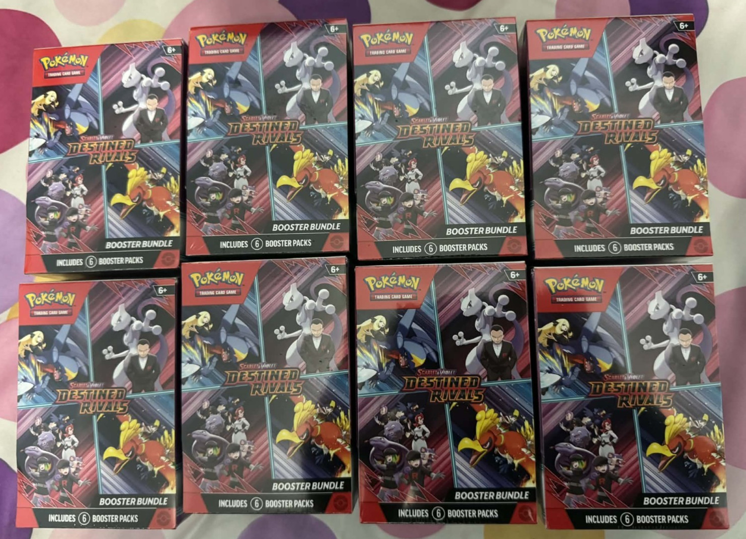Pokémon TCG: Scarlet & Violet Destined Rivals Booster Bundle Lot of 8 [SEALED]