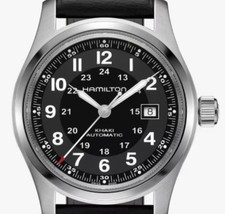 New Hamilton Khaki Field Murph Automatic Black Men's Watch H706050