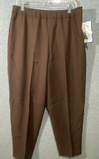 Vintage Bend Over Trousers Women's 16W Brown Pull On Pants USA Made Levi's