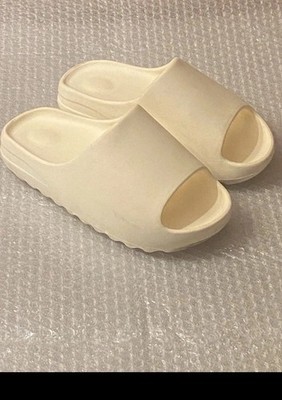 Women s Platform Cloud Slides | Size 39-40 (US 8.5-9) | Bone Cream Eva Foam