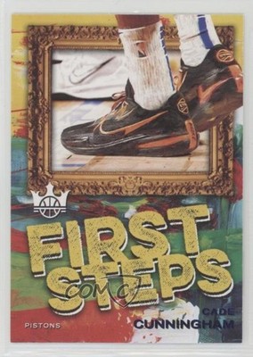 2021 Panini Court Kings First Steps Sapphire 25/25 Cade Cunningham Rookie RC z6j
