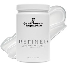 Gentlemen Republic Refined Hair Gel 32oz High Hold Alcohol-Free USA
