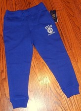POLO RALPH LAUREN AUTHENTIC TODDLERS BOYS NEW ORIGINAL JOGGER PANTS Size 2T, NWT