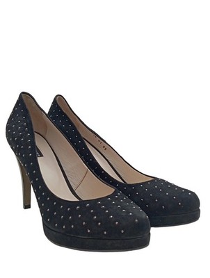 BELMONDO Hochfront-Pumps Damen Pumps Gr. DE 41 schwarz Casual-Look