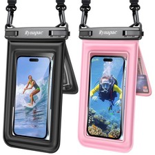 Waterproof Phone Pouch Floating, Double Bags Waterproof Phone Case with Lanya...