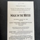 Magic in the water screening flyer Mark Harmon Chicago Vintage RARE! Cinephile — photo 2