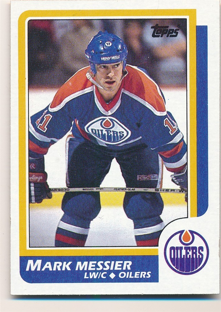 MARK MESSIER 1986 TOPPS #186 HOCKEY MINT