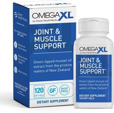 Omega XL 300 Capsules Green Lipped Mussel Joint  Muscle Relief Supplement, FAST