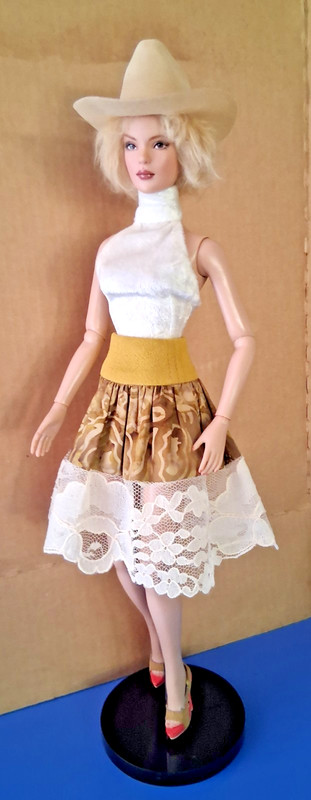 Tonner Tyler 16 Fashion Doll Repaint Mohair Wig Signed by Artist with stand