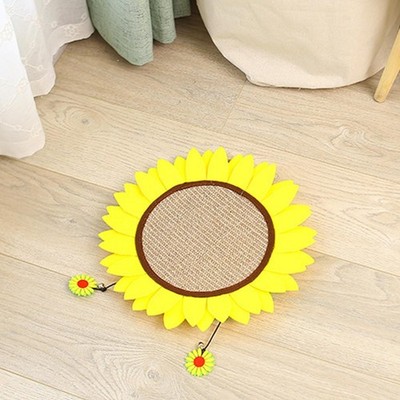 Katzenkratzer Katzenkratzbrett zum Aufhängen in Blumenform verschleißfest Bett Sofa
