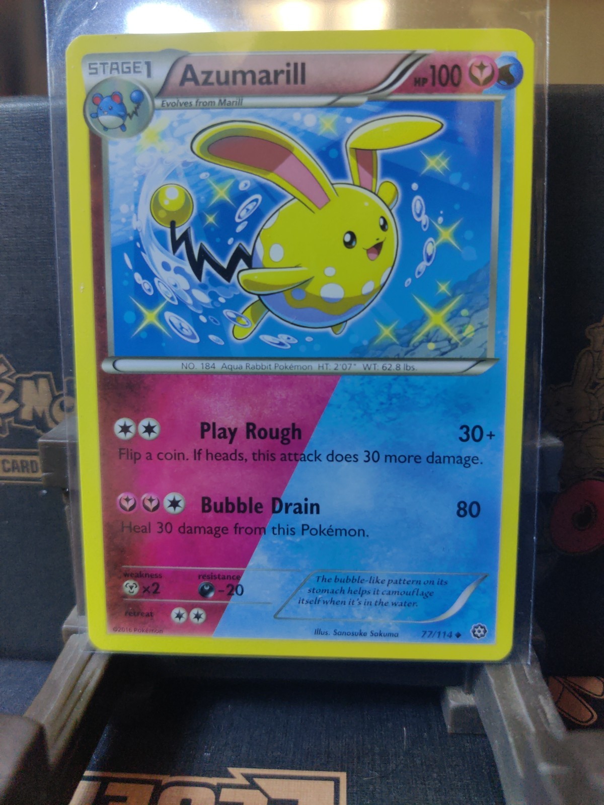Pokémon Azumarill 77/114 XY-Steam Siege Regular Card