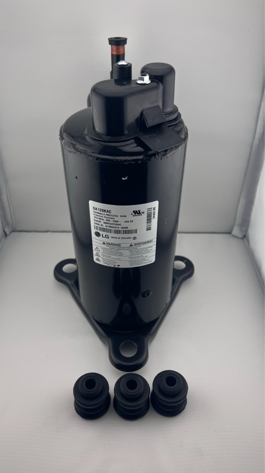 LG GK120KAC Rotary Compressor 12,000 BTU | 208-230V | R410A | PTAC AC 