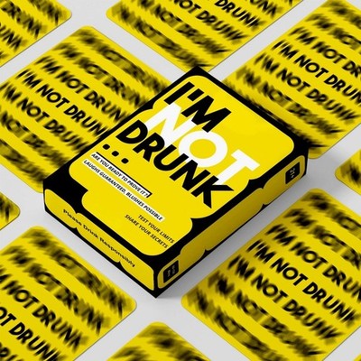 Ich bin NICHT BETRUNKEN Kartenspiel für Erwachsene Spaß Trinkspiele Party Nacht Brettspiel