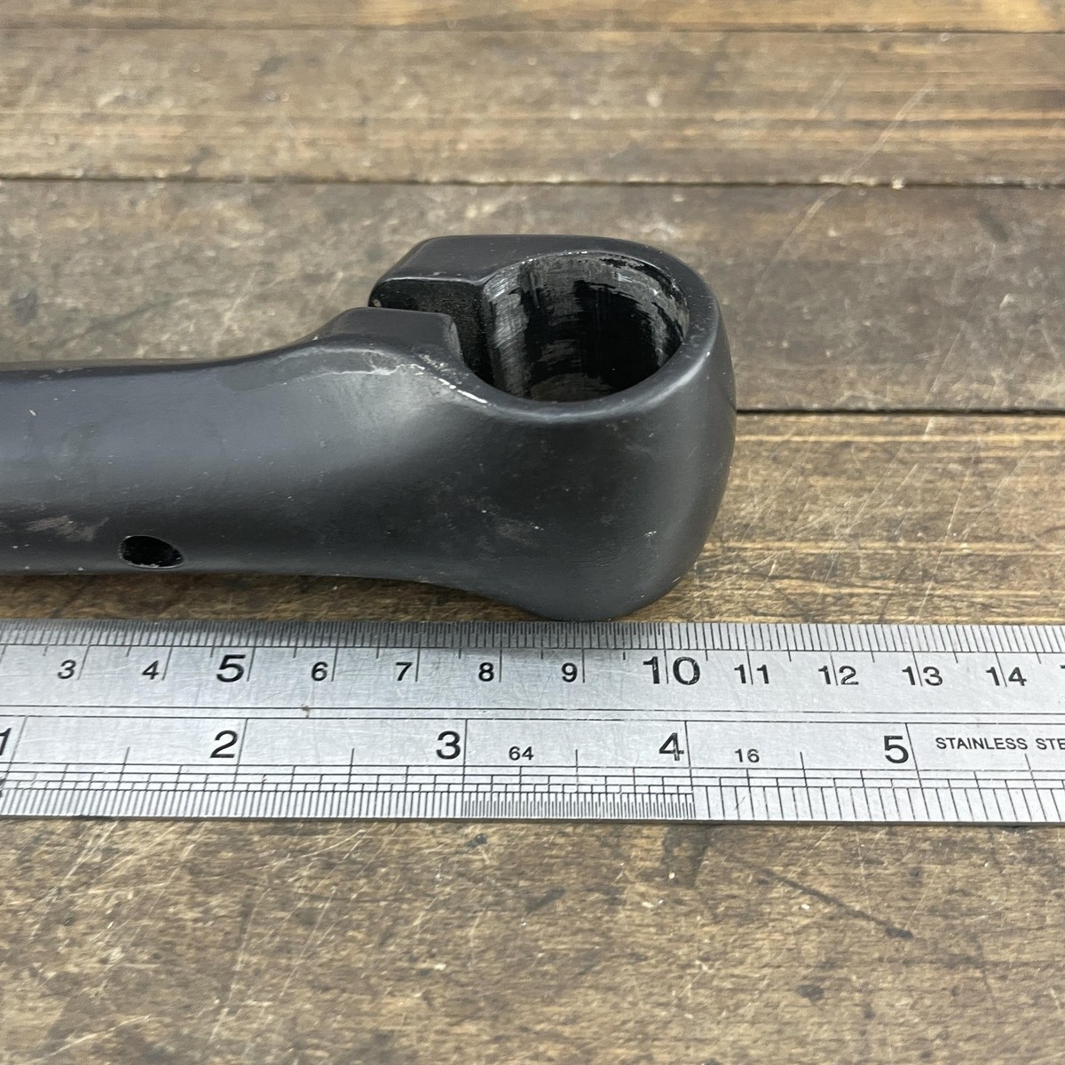 Vintage Quill Stem Riser 22.2mm 25.4 Clamp Black Gravel Dirt Drop