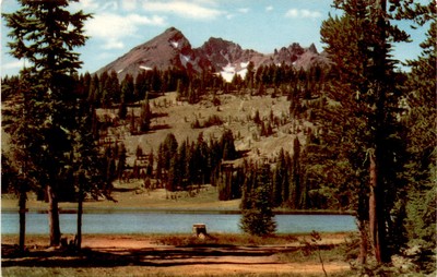 UNION OIL COMPANY, BROKEN TOP MOUNTAIN, Todd Lake, Oregon, Cascade Postcard