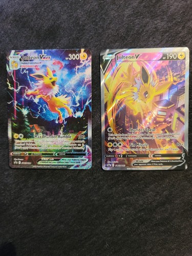 Jolteon V & VMAX Promos! SWSH 183 & 184 - From Jolteon VMAX Collection BOX