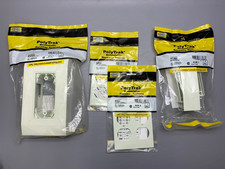 Hubbell PolyTrak Raceway Fittings KXJ-4, KX2, KUNJ – New in Package Lot Of 4