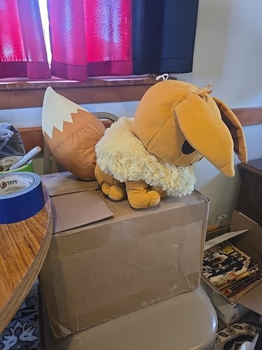 LARGE 18" Pokemon Eevee Toy Factory 2022 Character Plush (A224) - Picture 2 of 3