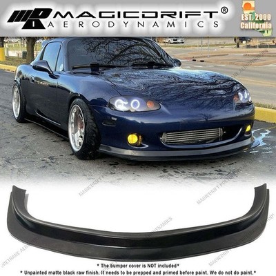 For 01-05 Mazda MX-5 MDA Track Front Bumper Lip Spoiler Splitter Super Miata PU