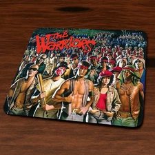 The Warriors (1970) Mouse Mat Pad Mousepad Faux Leather Edge Stitched