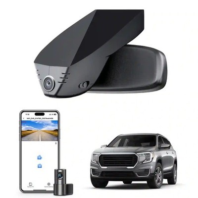 2018-2024 GMC Terrain - Integrated Style Dash Cam, Mangoal, Front 4K, Rear 1080p