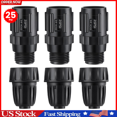 #ad 3 Pack 25 PSI Drip Irrigation Pressure Regulator – Garden Hose Water Reducer $23.99