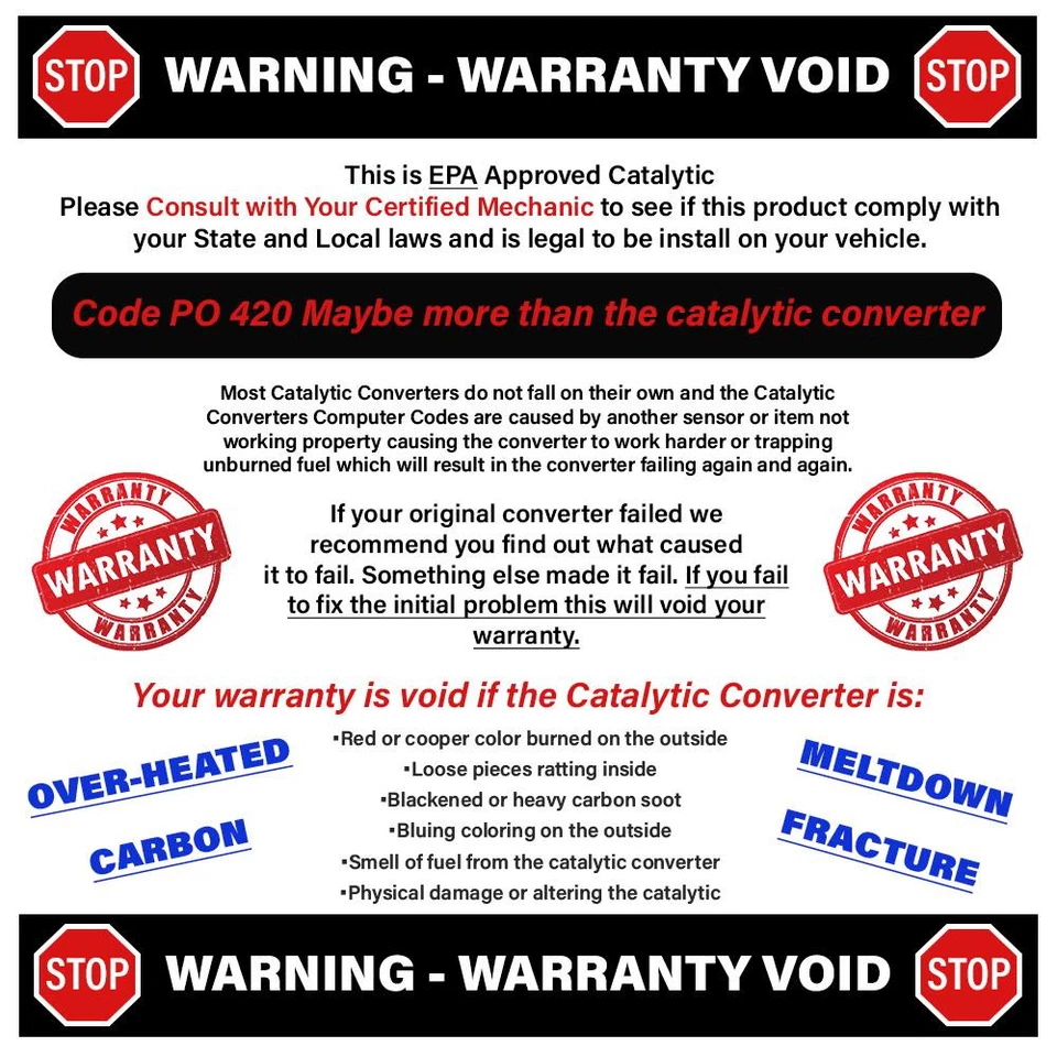 EPA-Approved Pair of Catalytic Converter fits: 2003-2009 Acura MDX 3.5L 3.7L - Image 4 of 4