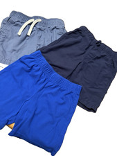 Boys Size 5 Shorts Lot 3pc Jumping Beans Old Navy Cat Jack Blue Athletic