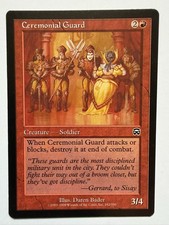 Magic the Gathering - Ceremonial Guard - Mercadian Masques