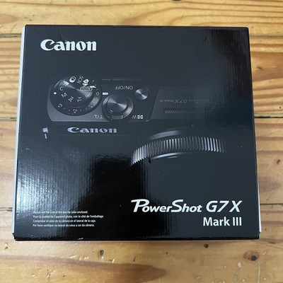 Canon PowerShot G7 X Mark III 20.1MP Point & Shoot Digital Camera Black US *NEW*