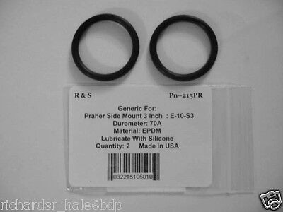 2 Praher Side Mount 3 '' Valve O-rings E-10-S3/ R&S 215PR / FDA EPDM Material