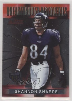2000 Bowman Breakthrough Discoveries Shannon Sharpe #BD6 HOF sq1