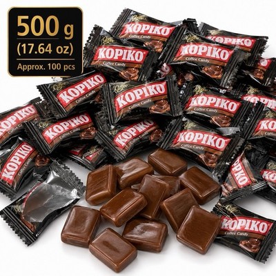 Kopiko Kaffee Bonbons 500g Beutel einzeln verpackt echter Kaffee ca. 100 Stück