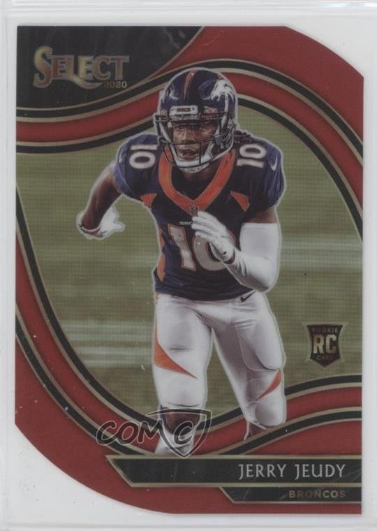2020 Panini Select Field Level Red Prizm Die-Cut Jerry Jeudy #356 0i9z