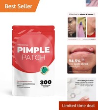 Pimple Patches for Face 300 Counts 4 Sizes Hydrocolloid Acne Patches with Tea...