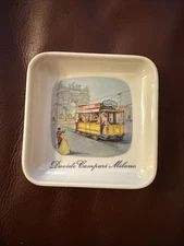 Vintage Campari Ashtray Ash Tray Made In Italy