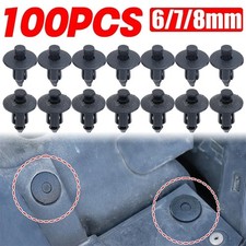 Car Push Rivet Clips Fasteners 6mm 7mm 8mm Trim Panel Bumper