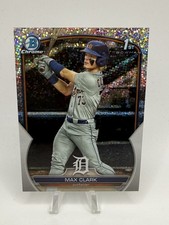 2023 Bowman Draft #BDC-76 Max Clark Chrome Sparkle Refractor 1ST